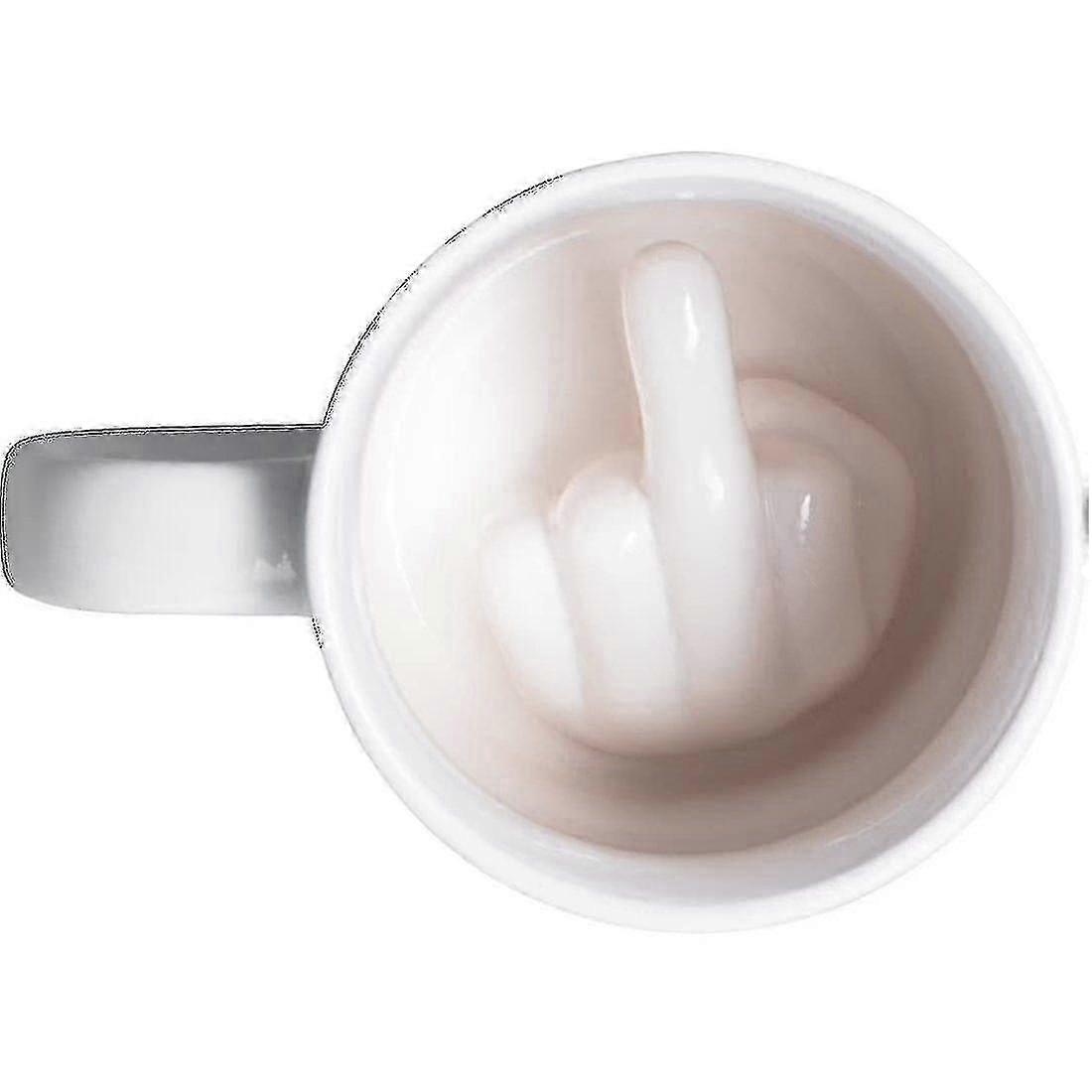 White Ceramic Gag Mug