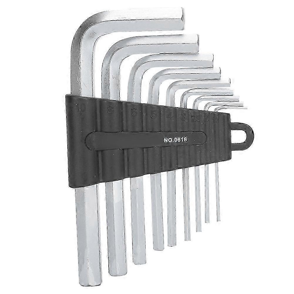 9-Piece L-Shaped Hex Tool Set