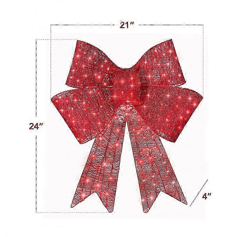 LED Christmas Bow Light Decor