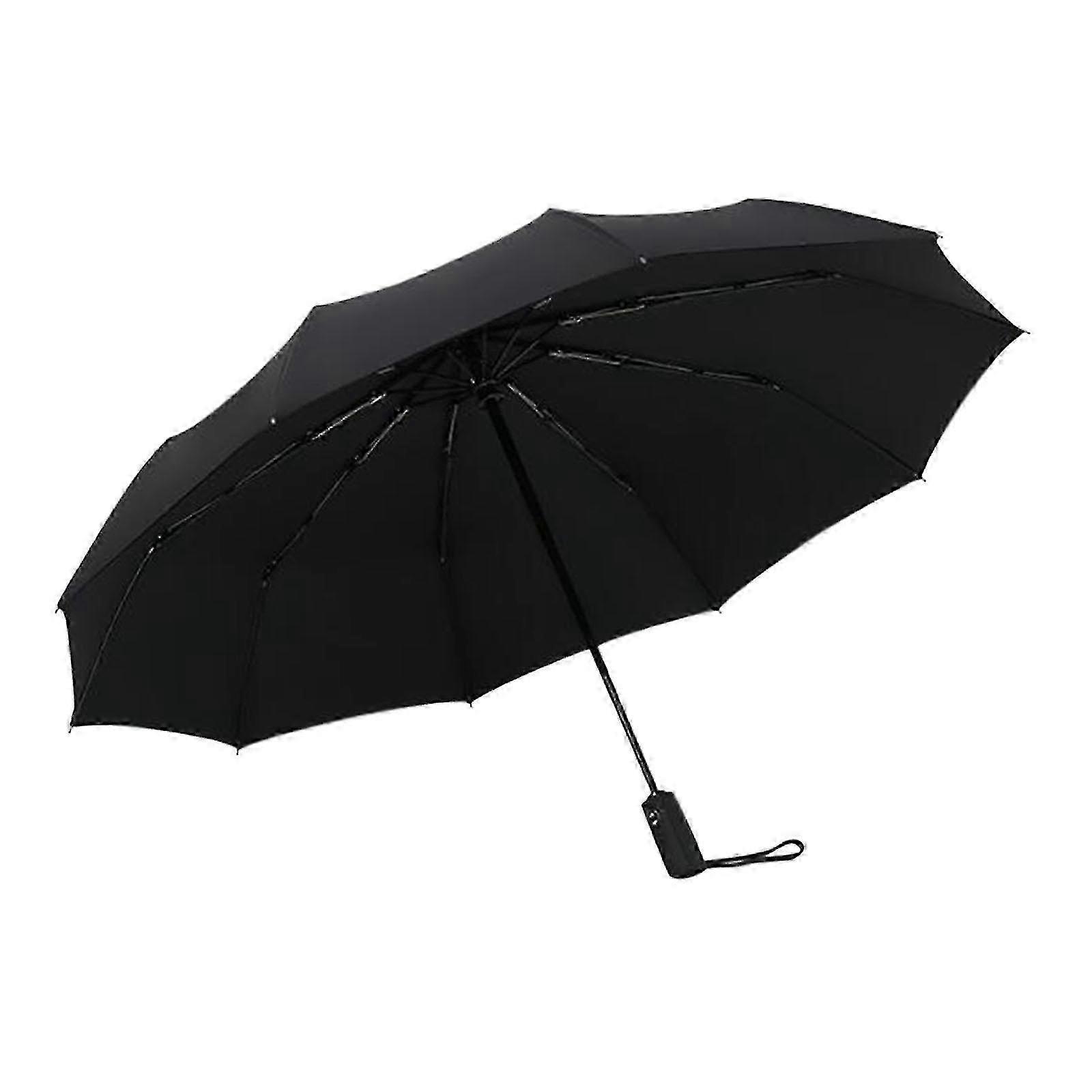 Wind Resistant Auto Close Folding Umbrella