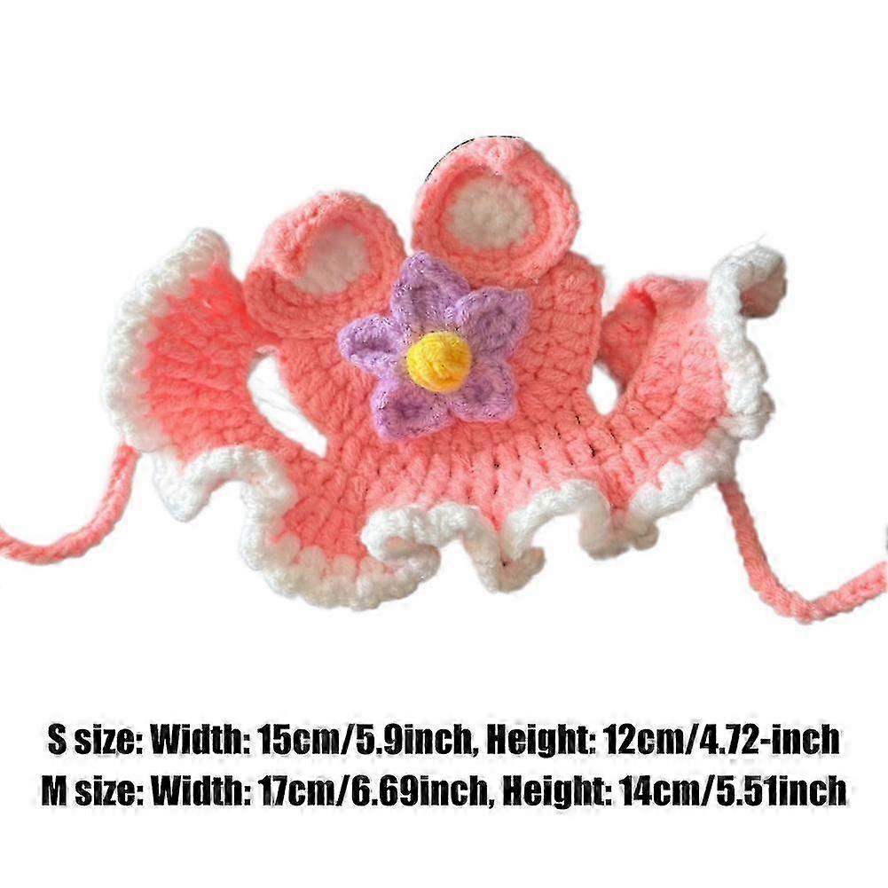 Pet-Sized Handknit Yarn Hat