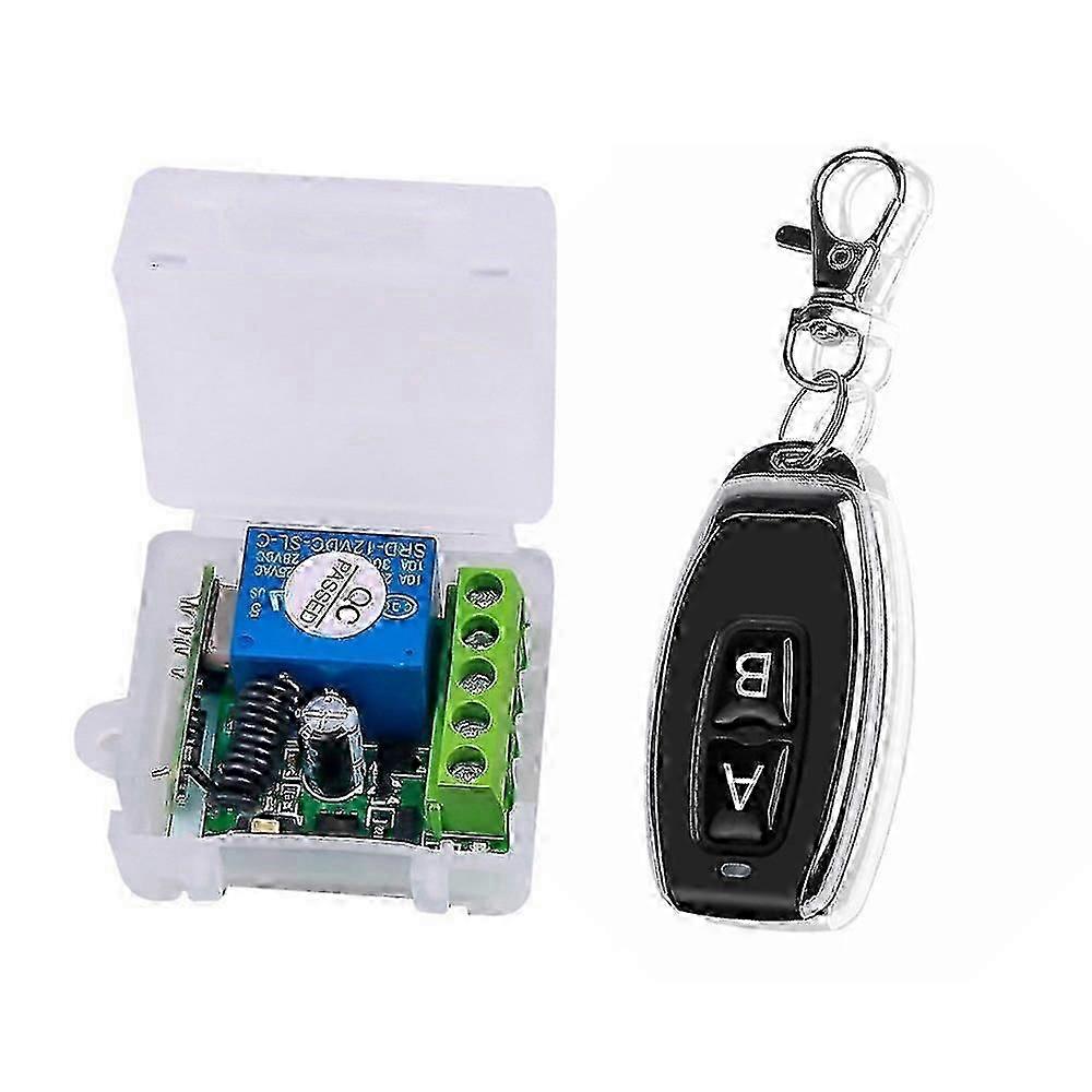 DC 12V single-channel relay module. Universal wireless switch with RF relay receiver + 2-channel remote control (simple)
