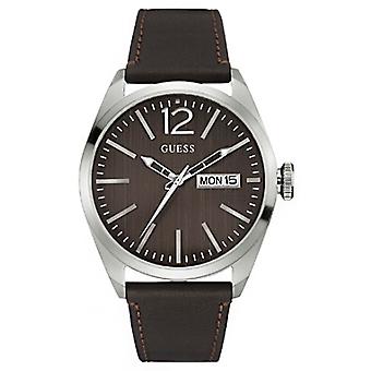 Guess Vertigo Quartz Analog Woman Watch with W0658G3 Synthetic Leather Bracelet