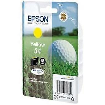 Inktcartridge - EPSON - T3464 - Geel - Compatibel met WF3720 - Verpakking van 1