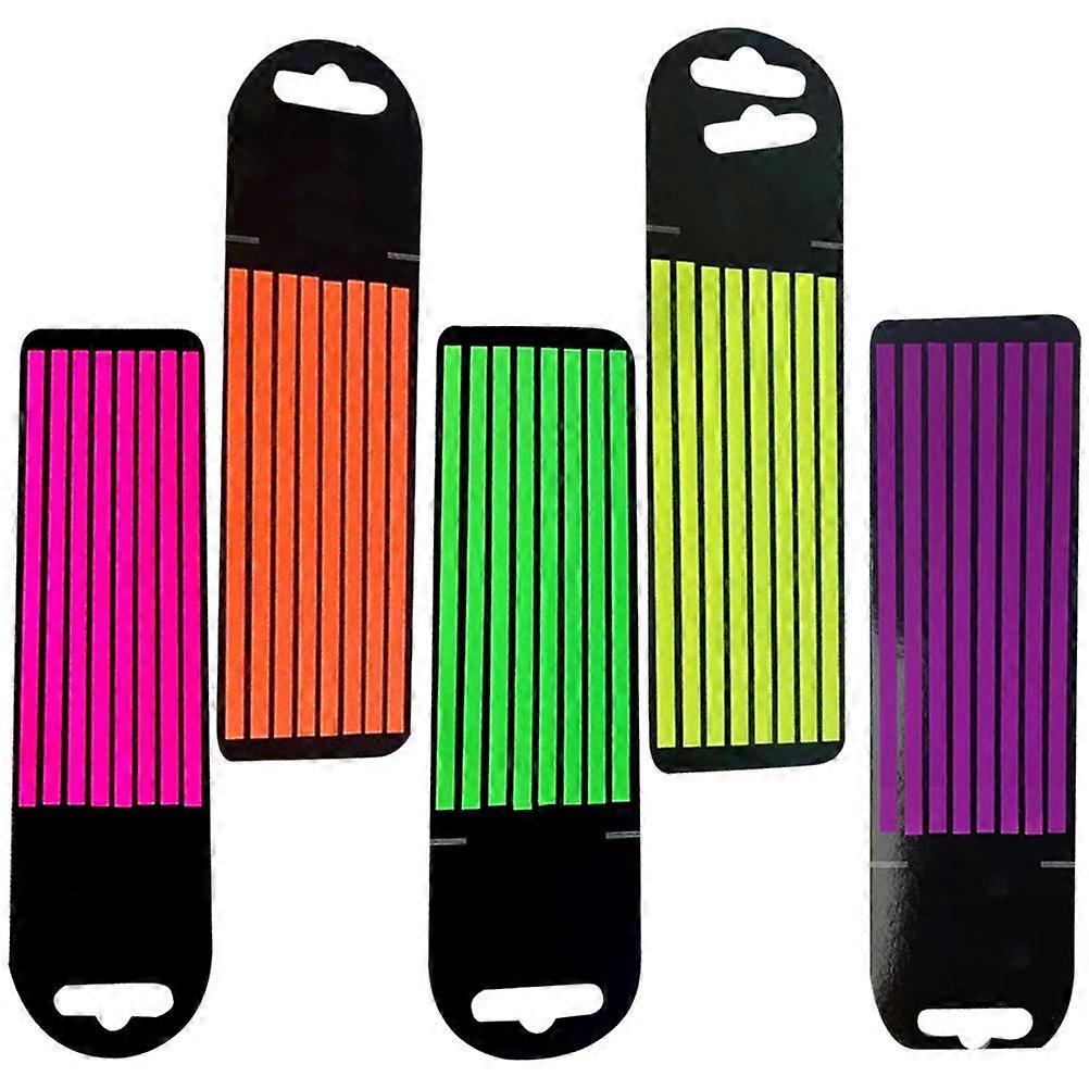 Assorted Color Transparent Reading Strips for Professional Use 15Sheets