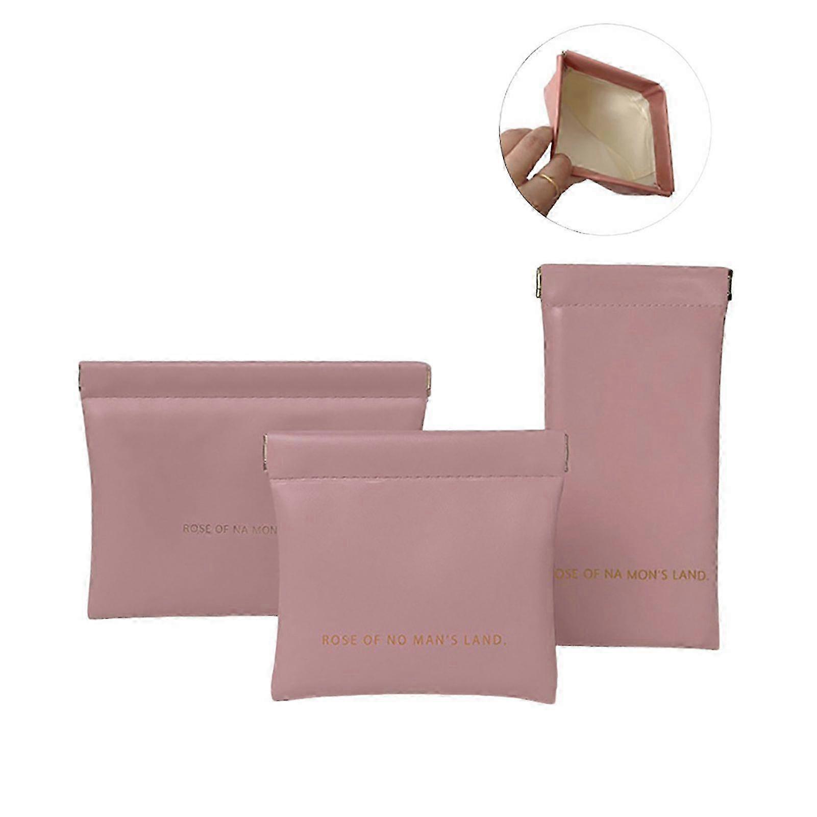 3pc Travel-Friendly Snap Pouch Set