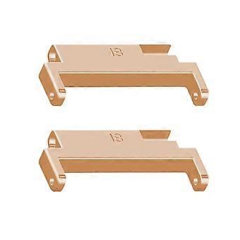 Watch Strap Connector Lugs Adapter Quick Release Metal Link Attachment Compatible for 18mm-20mm Bracelet Watchband 2pcs