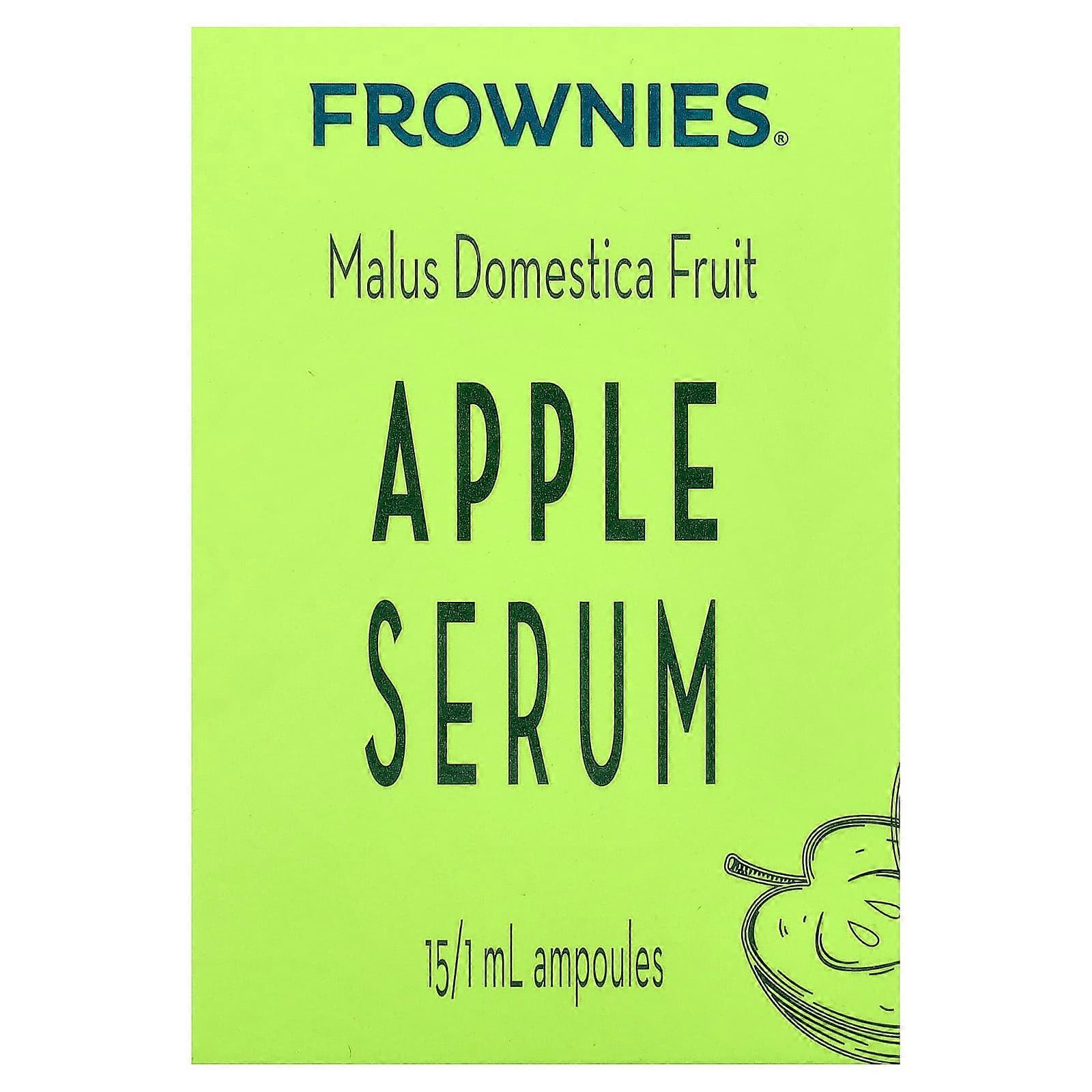 Frownies, Apple Serum, 15 Ampoules, 1 ml Each