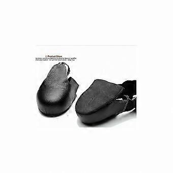 Surchaussures universelles anti-frottement antidérapantes avec embout de sécurité en acier pour hommes et femmes, noires (taille unique)