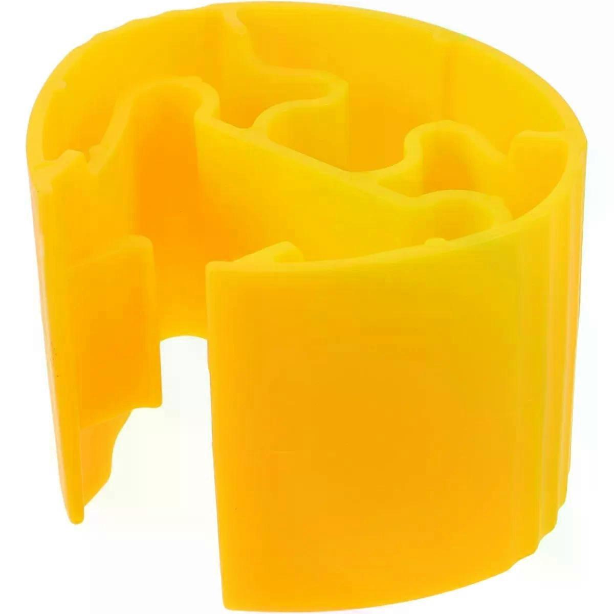 Yellow Plastic Column Protector Wrap for 80-100mm Uprights