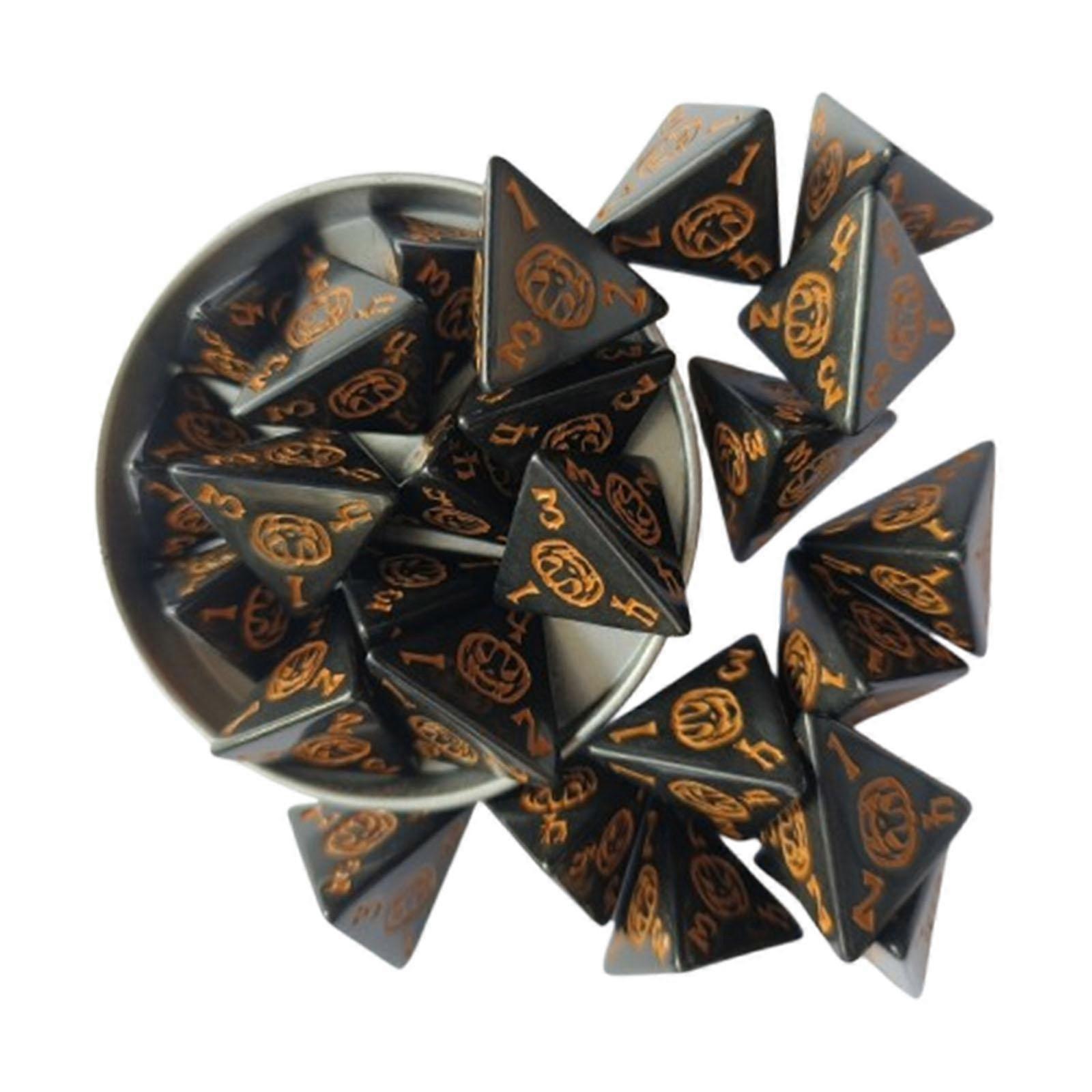 25Pcs Smooth Acrylic D4 Dice