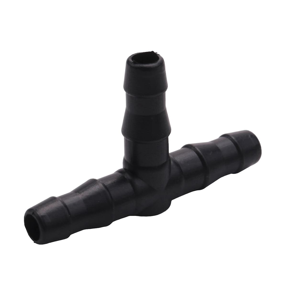 Drip Irrigation Barbed Connectors, Universal Barbed Tee Fittings 100Pcs, Fits 1/4 inch Drip Tubing