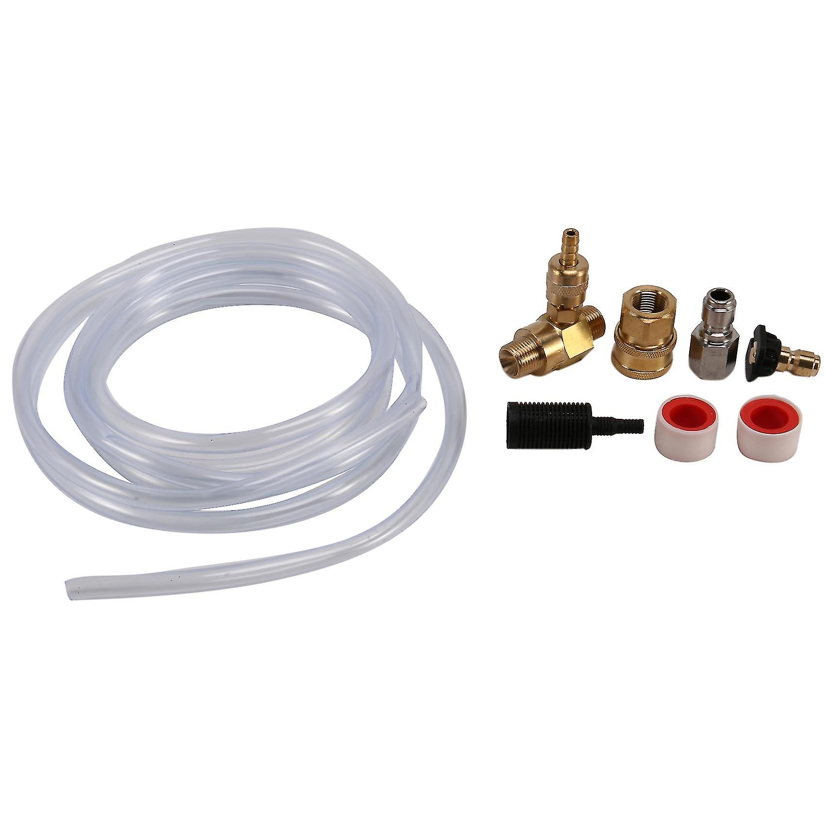 Downstream Injector For Pressure Washer, Power Washer Injector Kit, Soap Injector, 3/8 Inch Quick C