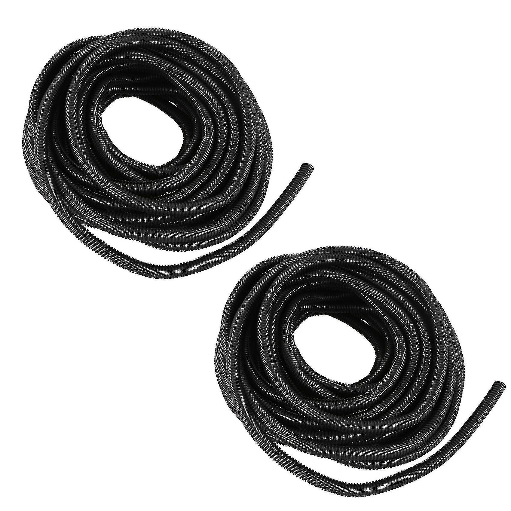 2x 50 Ft Split Wire Loom Conduit Polyethylene Tubing Sleeve Tube
