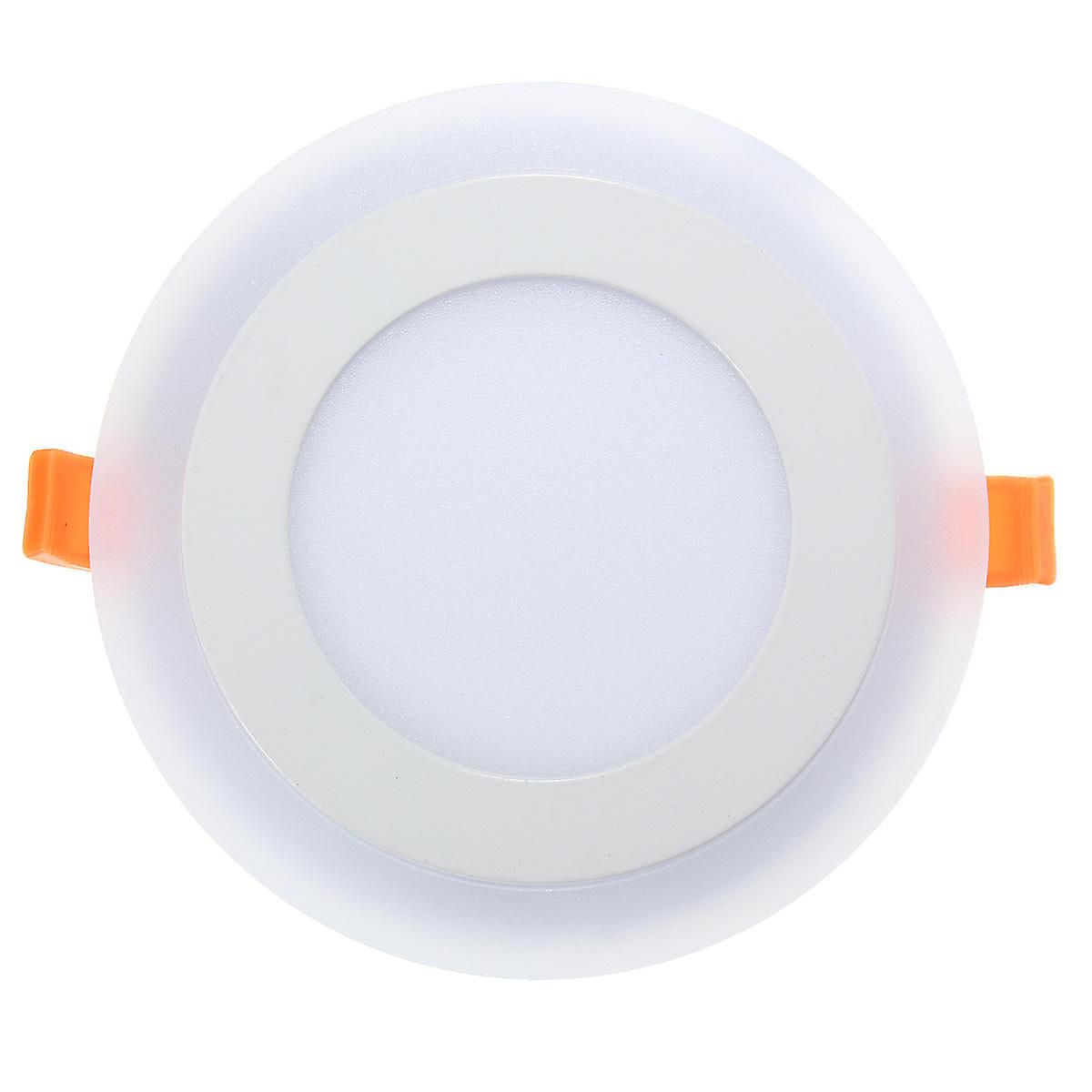 6W Rgb Dual Color Led Recessed Ceiling Panel Down Light Lamp