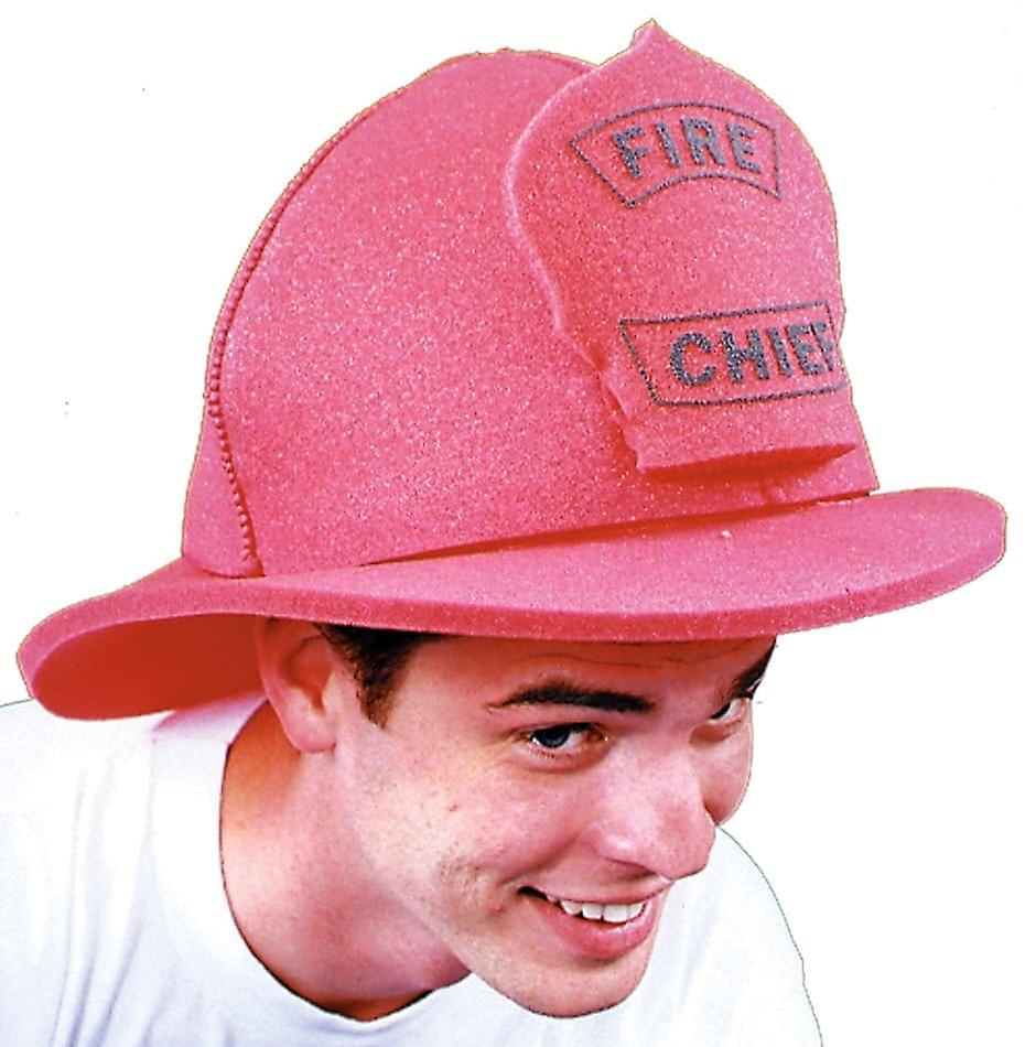 Fire Chief Hat Foam For Adults