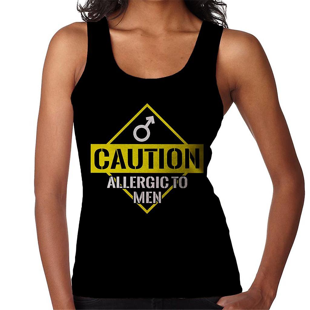 Anti Men Allergic Caution Women's Vest