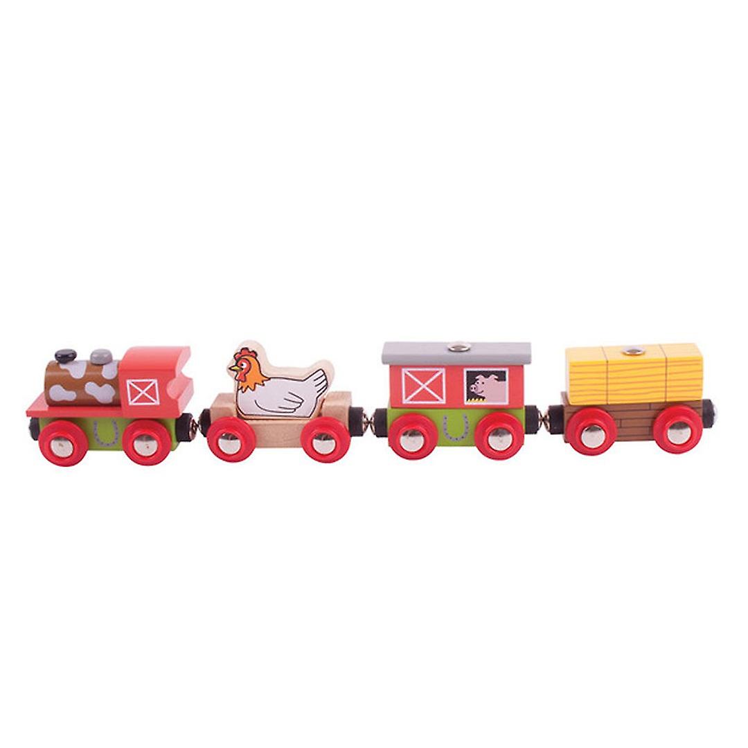 Bigjigs ferrocarriles madera corral tren