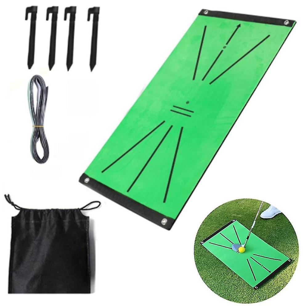Golf Swing Mat Batting Trajectory Direction Detection Training Pad For Indoor/outdoor Swing Detecti