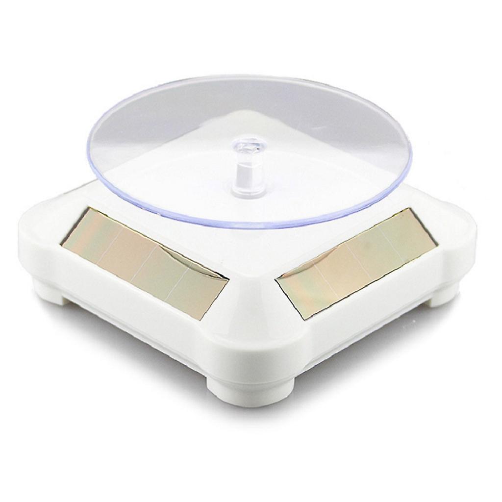 360 Rotating Solar Display Stand Showcases Turntables Home Decorations