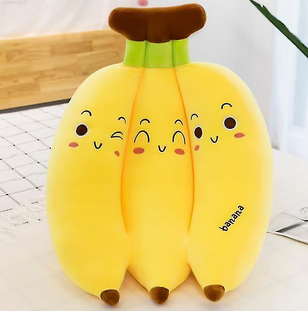 Siamese Banana Plush Toy Pillow Fruit Doll Cushion