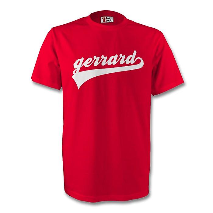 Steven Gerrard Liverpool Signature Tee (red)