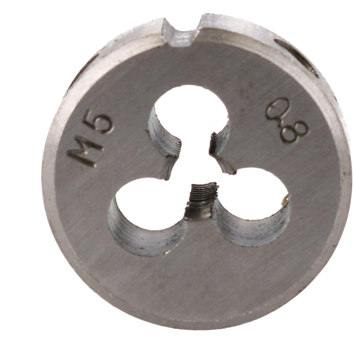 M5 x 0.8mm Metric Die Nut, Tungsten Steel, Thread Cutter 1" (25mm) TD067