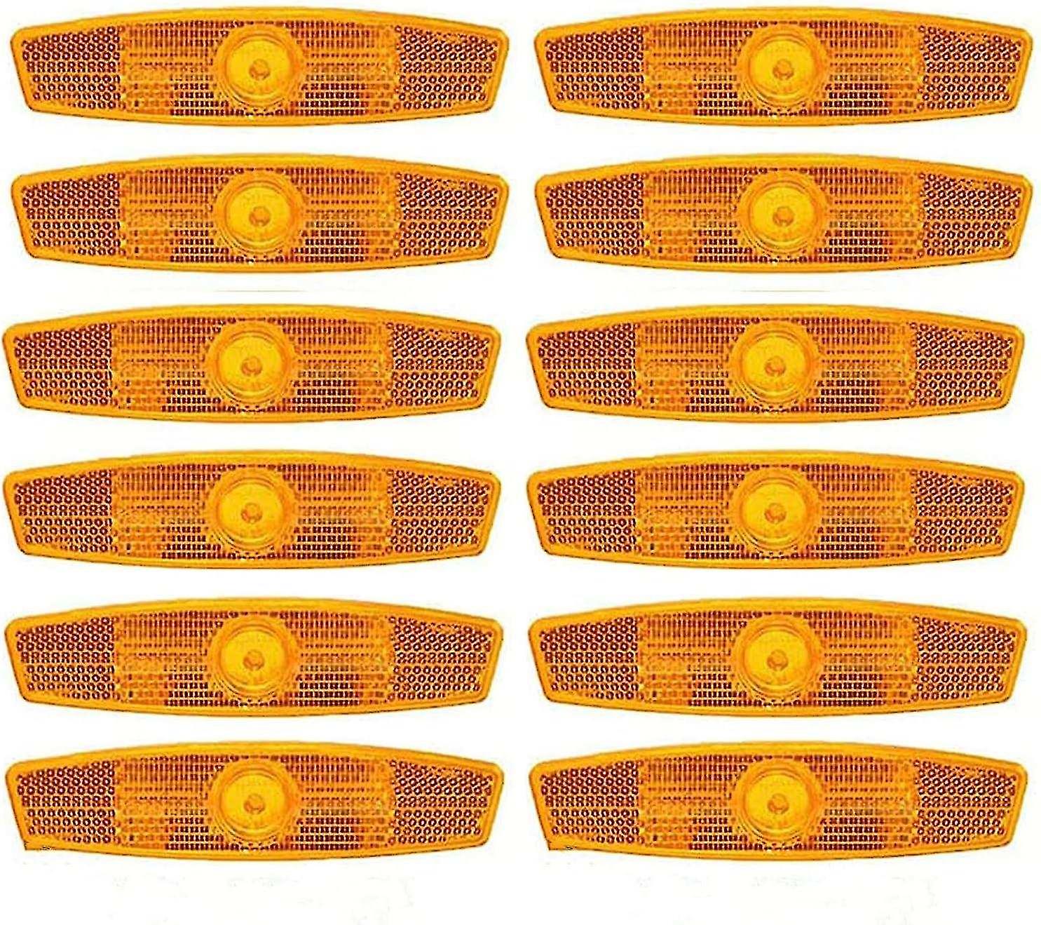 12 Pieces Of Reflectors For Bicycle Spokes