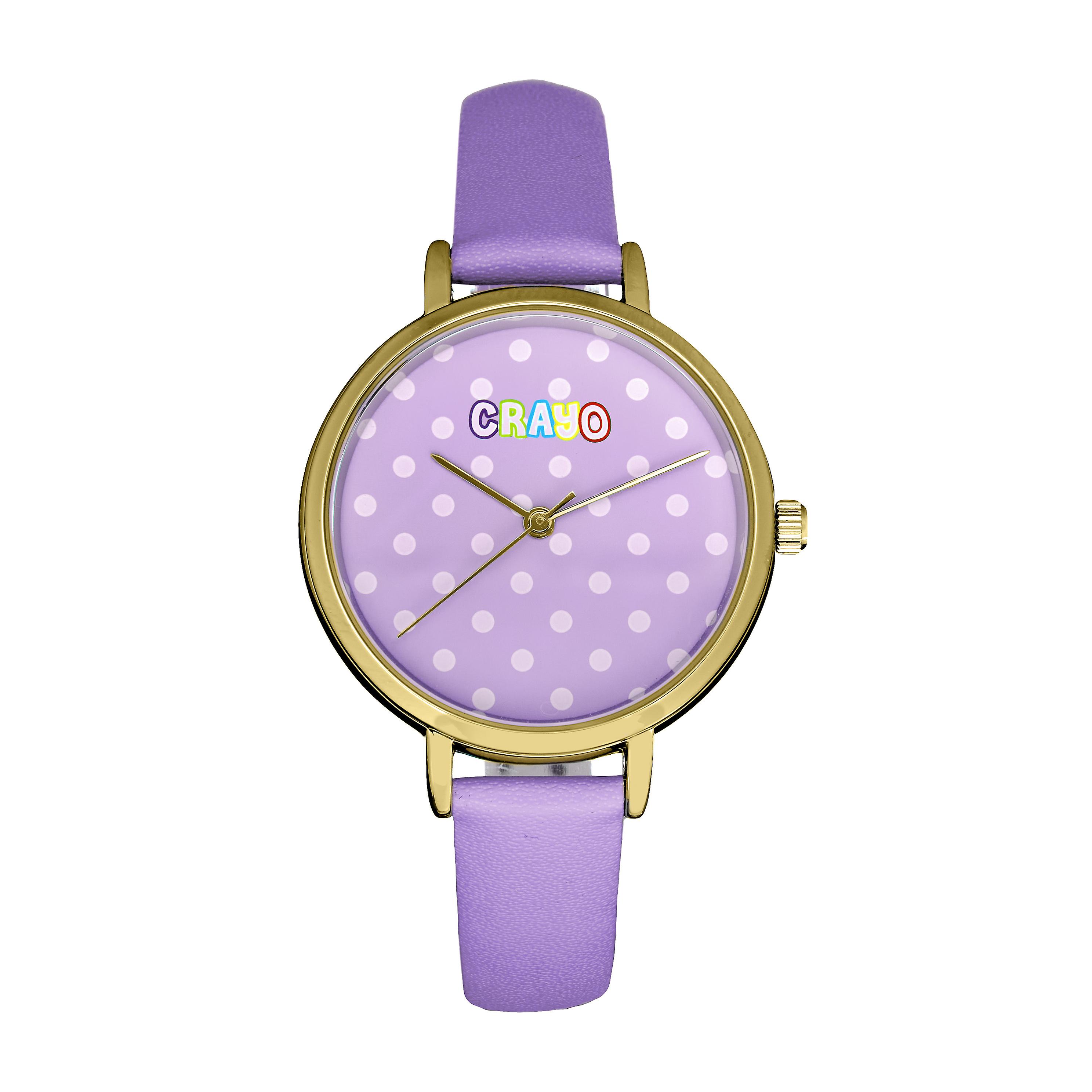 Ceas cu curea Crayo Dot - Mov