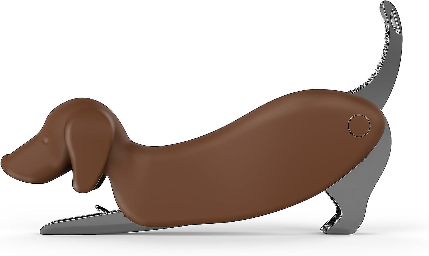 Dachshund Dog Shaped Corkscrew, Brown