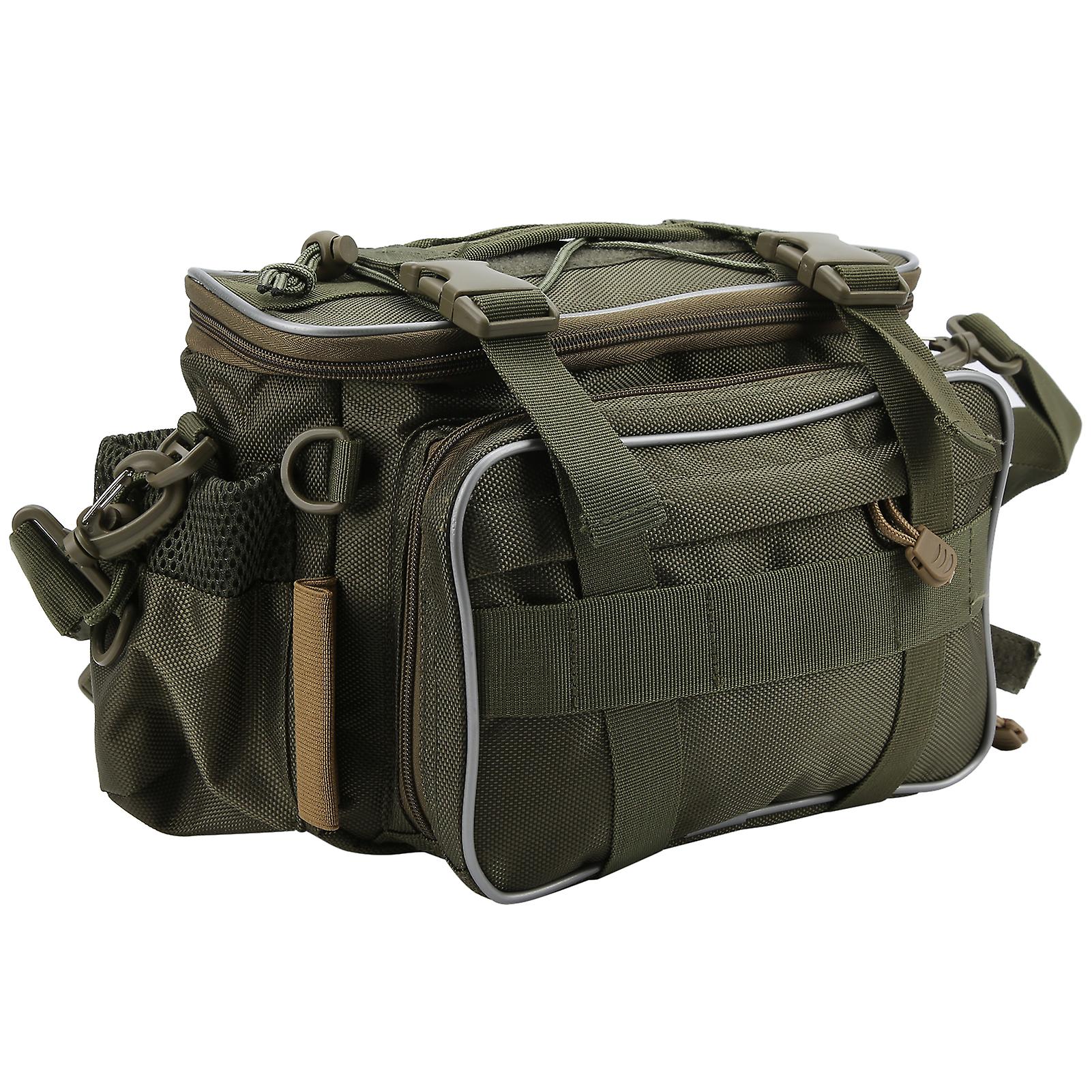Multifunktions-Multifunktions-Angeltasche Angeln Schulter-Taillen-Rucksäcke mit mehreren Taschen Köder-Tasche