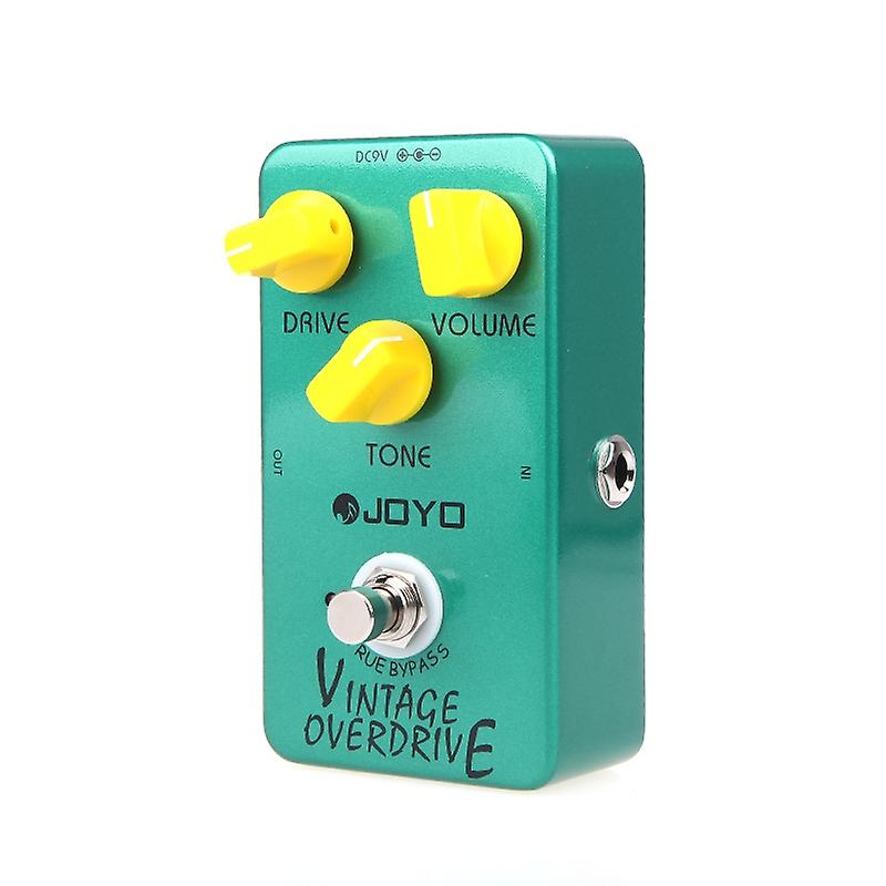 Green Joyo Jf-01 Vintage Overdrive Guitar Effect Pedal True Bypass Size 6