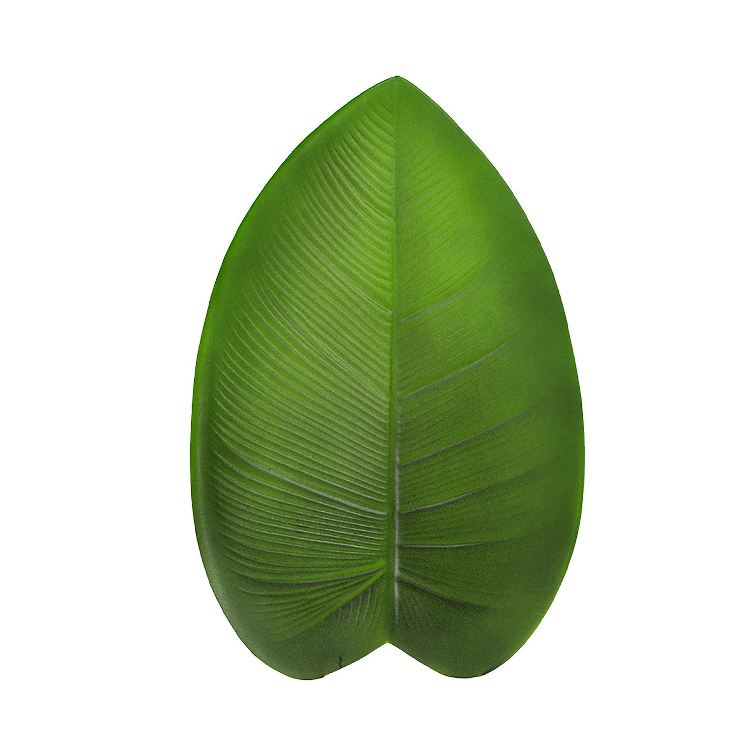 ZHOUBA Elastic Place Mat Bright-colored EVA Creative Leaf Shape Dinner Mat for Home