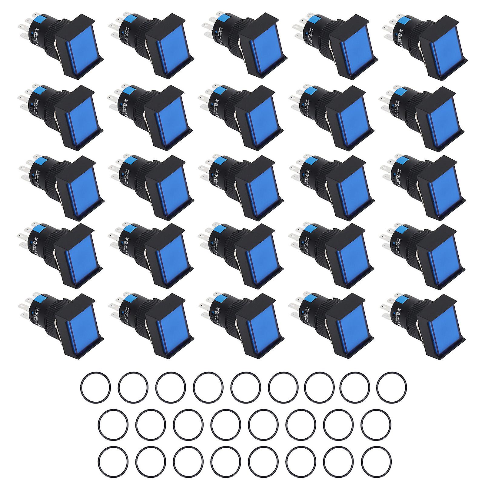 Instantaneous push button switch with self-locking function for control lights Suitable for electric power, supports AC 0 - 240V