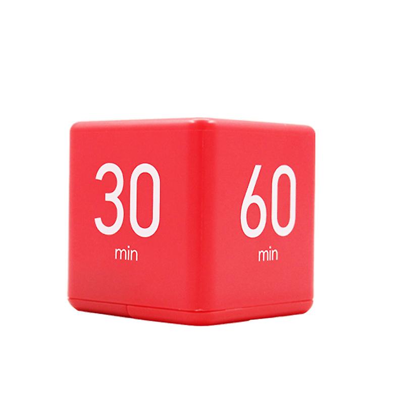 Cube Kitchen Timer Digital Alarm Timer Red LED Display 66*66*66mm