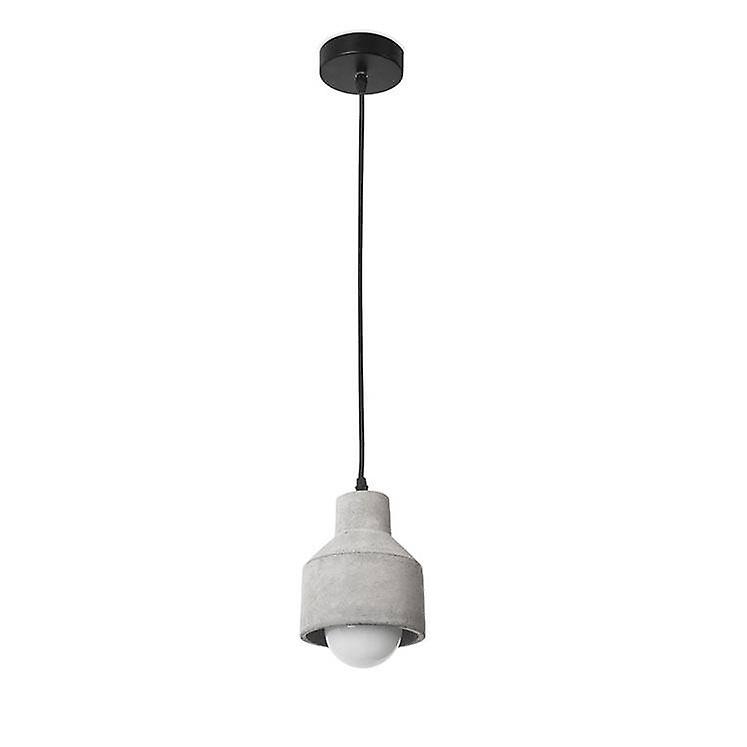 King Dome Ceiling Pendant Grey Black 1x E27