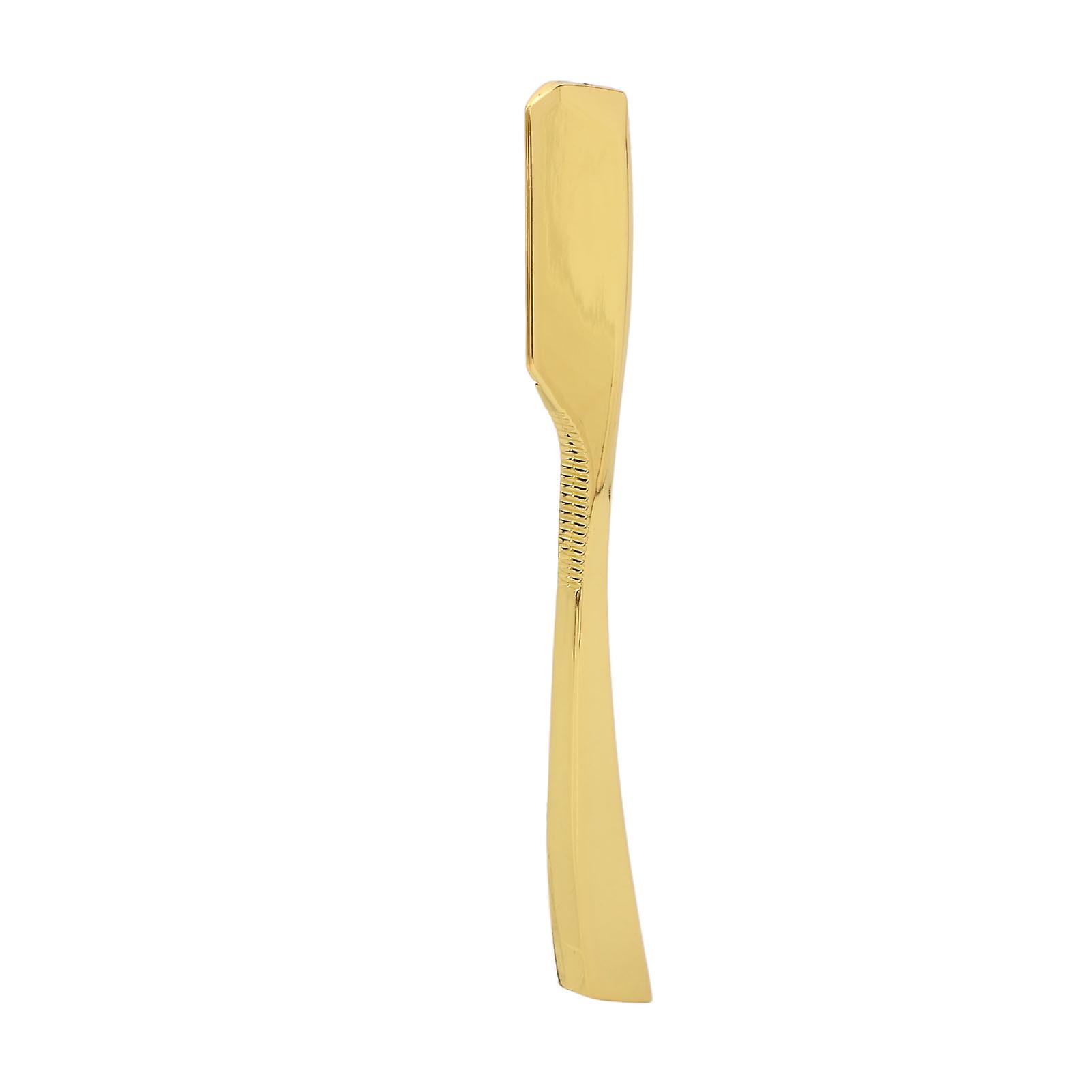 Stainless Steel Beard Blade Holder Tightly Fit Manual Vintage Beard Knife Blade Rack Golden