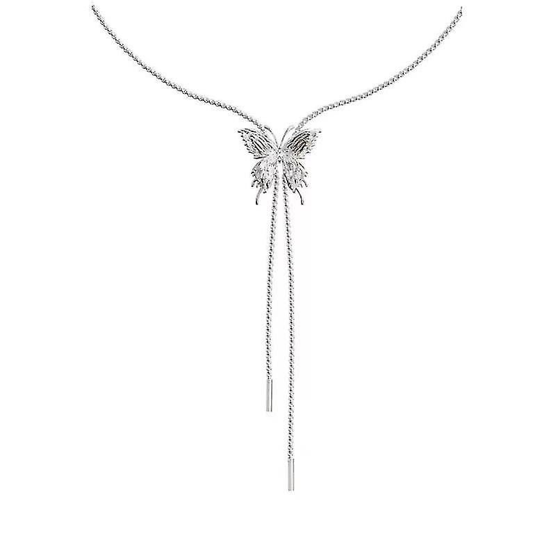 Butterfly Fringed Necklace