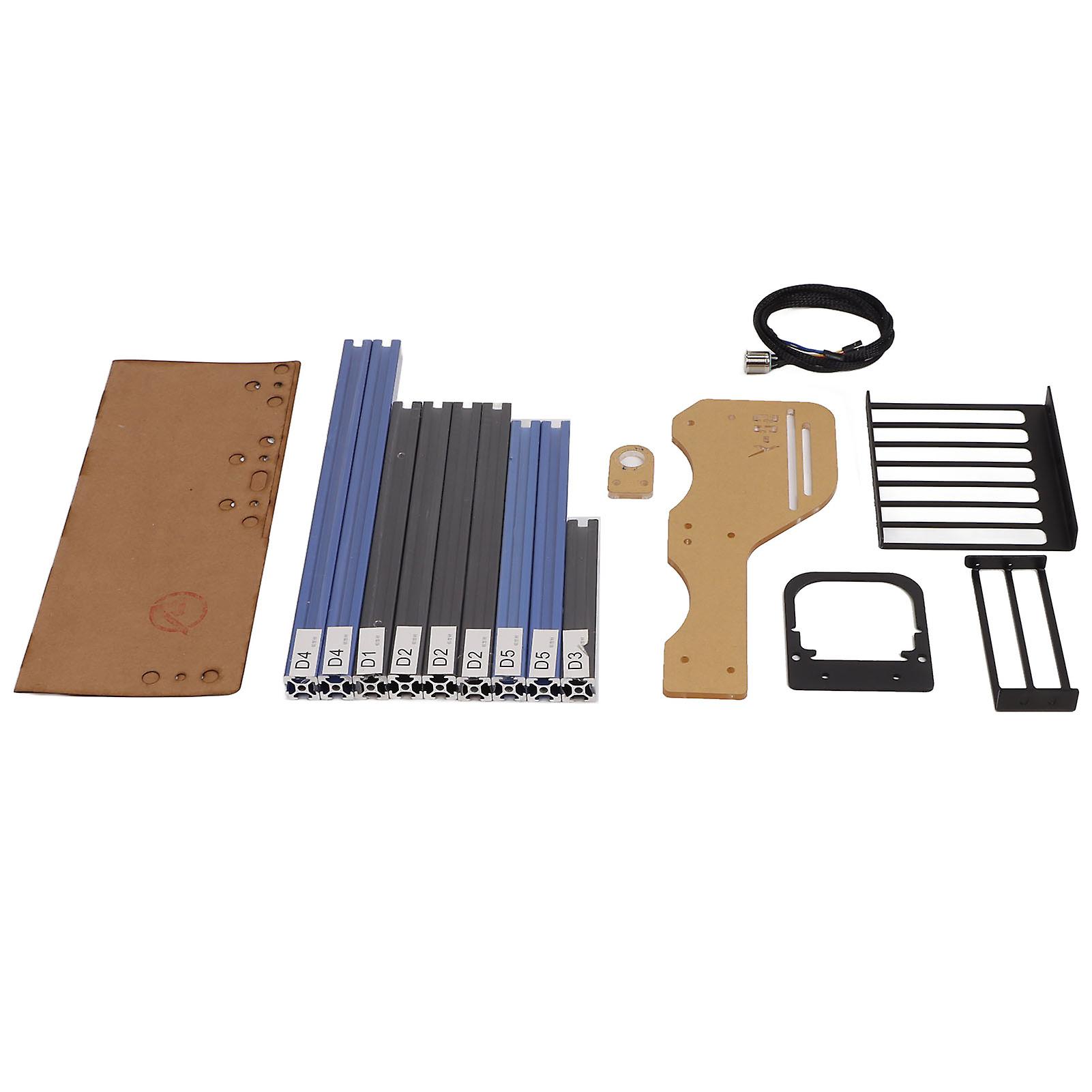 Computer Open Case Bracket Excellent Heat Dissipation Vertical Aluminum DIY Frame ATX MATX ITX Open Computer Case Blue Black 