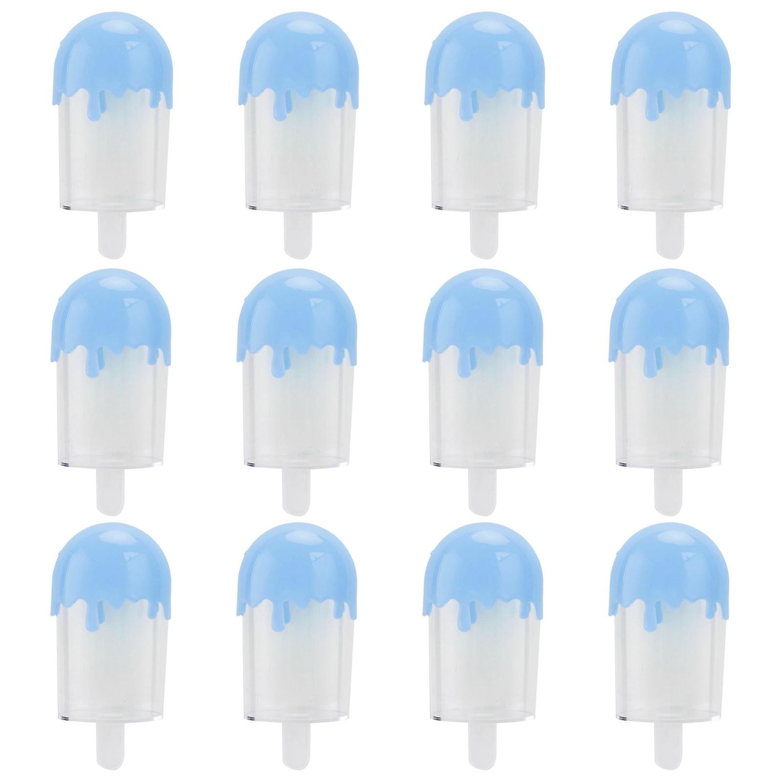 Candy Box Gift,12Pcs Ice Cream Shape Candy Storage Container Treat Boxes Remarkable Clarity