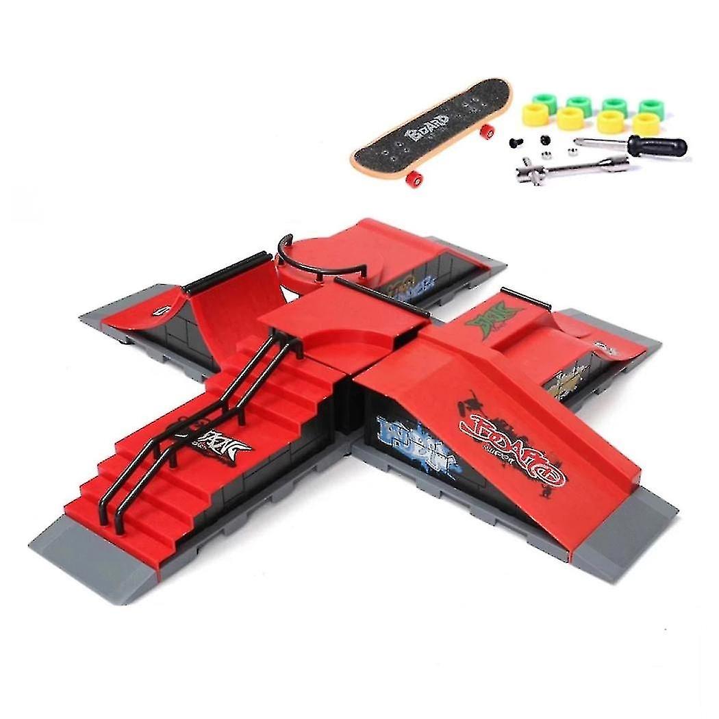 2023 Mini Finger Skate Park Ramp Playset