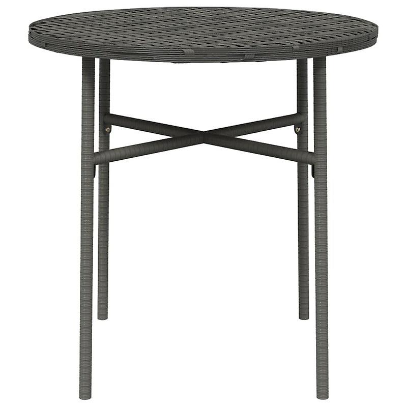 Tea Table Grey 45 Cm Poly Rattan Coffee Tables