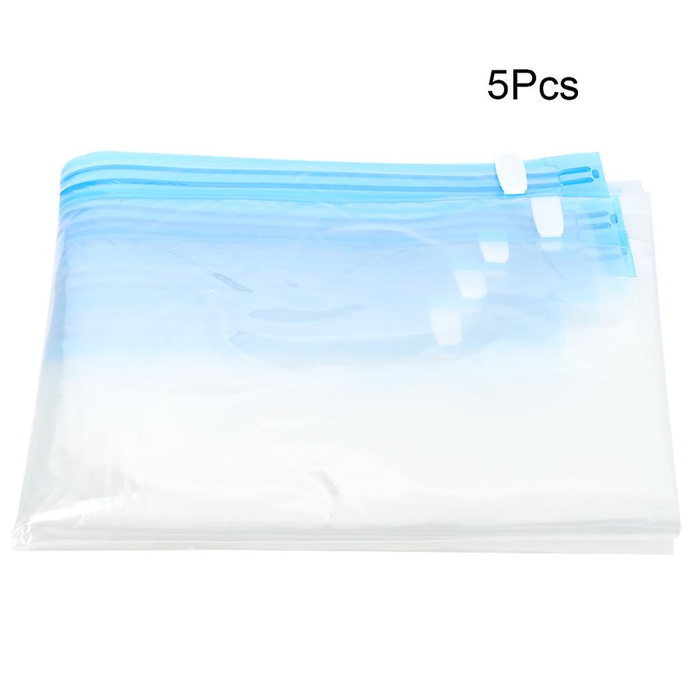 5Pcs Vacuum Compressed Space Saving Storage Bags Organizer for Clothes Pillow