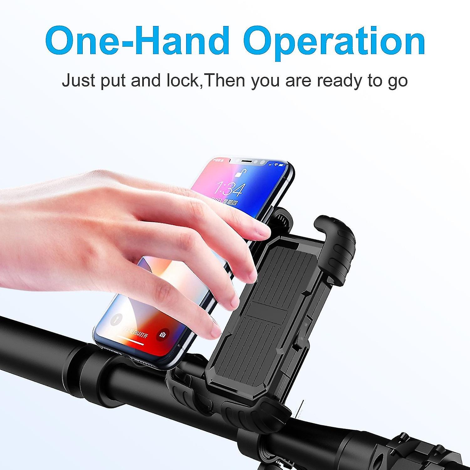 Motorcycle bicycle mobile phone support navigation