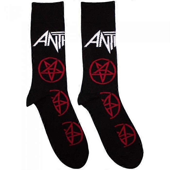 Anthrax Unisex Adult Pentathrax Patterned Socks