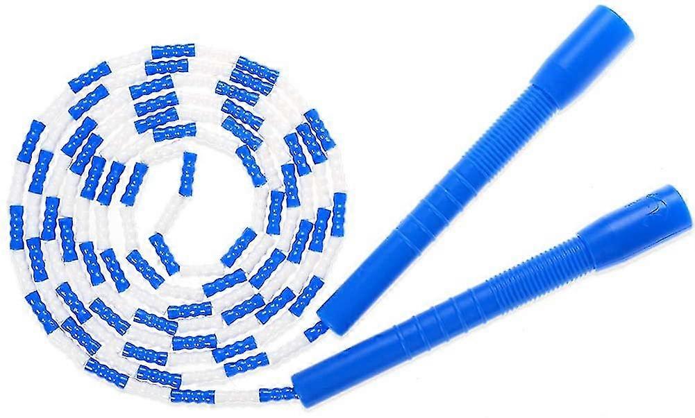 Hopprep - Mjukt hopprep med pärlsegment - Justerbart trasselfritt hopprep för träning