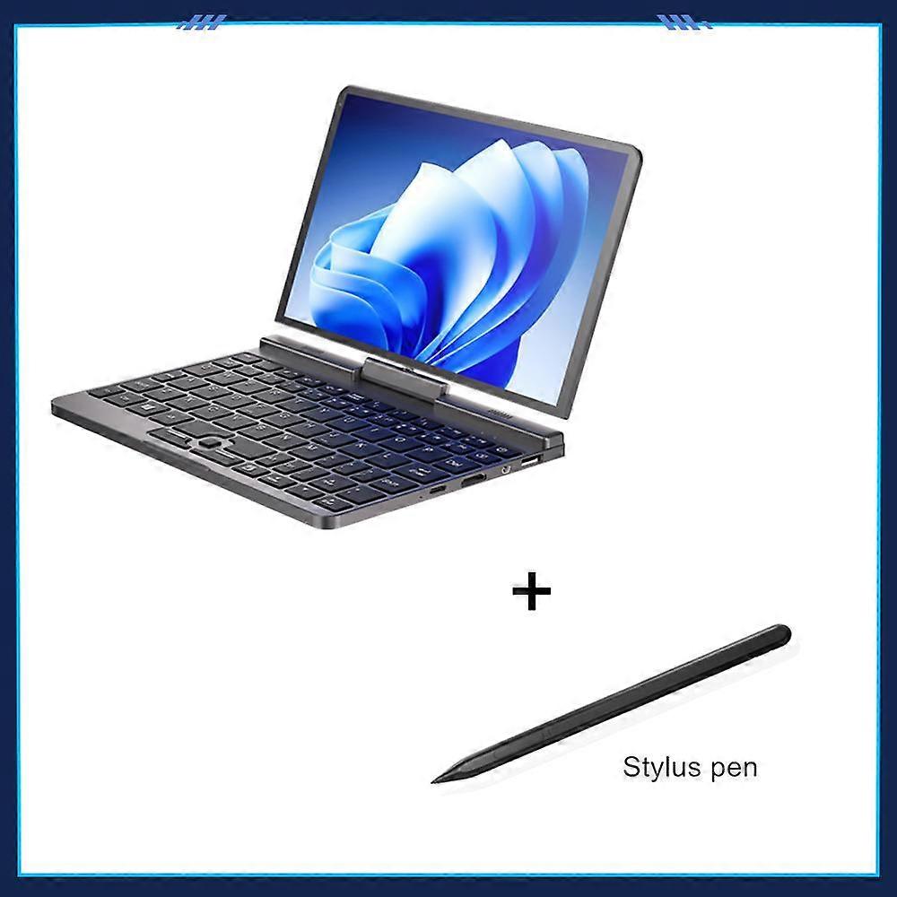 كمبيوتر محمول للألعاب N100 Intel Mini من الجيل الثاني عشر مع قلم Alder Lake 8 بوصة تعمل باللمس 12G DDR5 Window11 كمبيوتر لوحي محمول 2 في 1 Wifi6