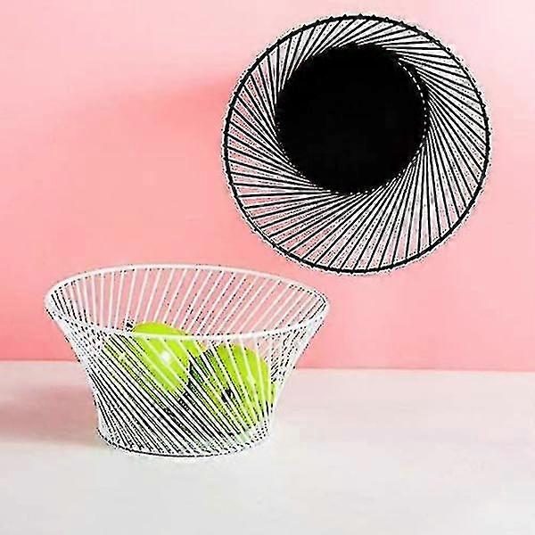 Fruktkorg Modern brödkorg Fruktförvaring Svart