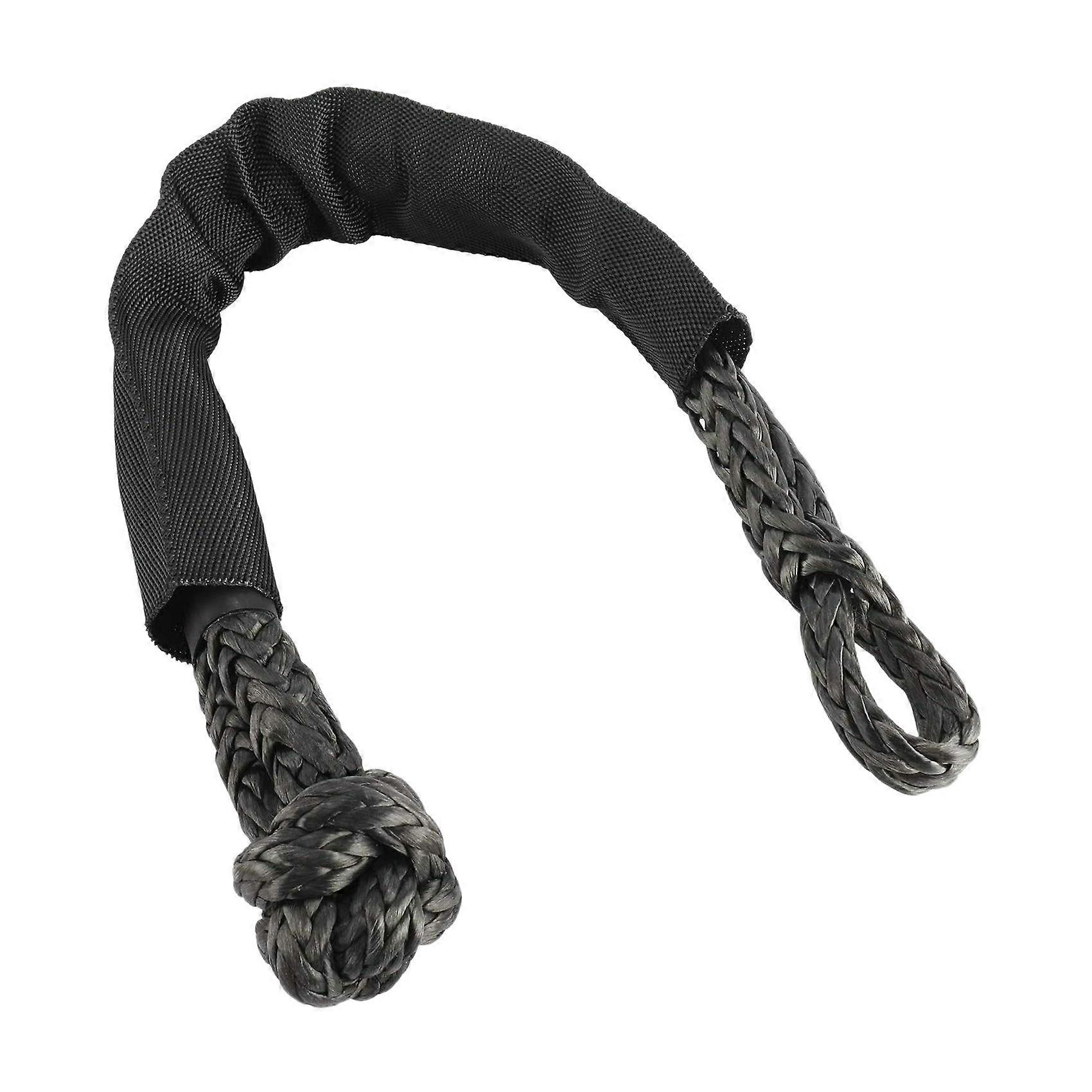 38,000Lbs Break Strength Synthetic Soft Shackle Rope Synthetic Tow Recovery Strap Auto Parts Tow Ro