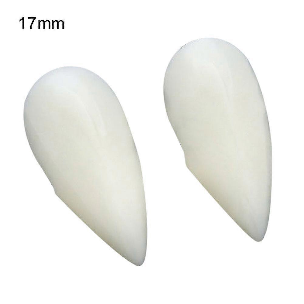 2個13/15/17 / 19mmハロウィン偽の吸血鬼の歯の牙義道具パーティー装飾TSUNDEAU